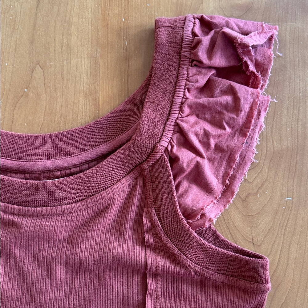 Pilcro Ruffle Tank - Picture 2 of 4